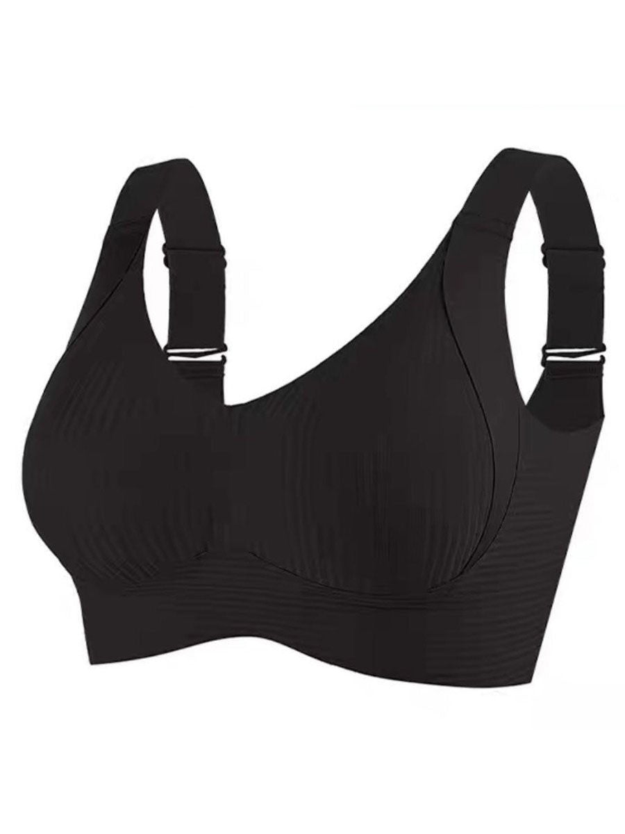 🎁2026 HOT SALE 50% Off💕Subtle Striped Seamless Bra with W-Support – Comfort & Style!