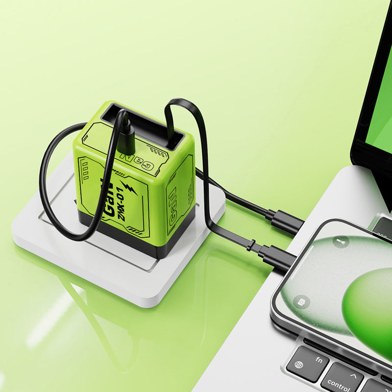 🔋Tired of bulky, slow chargers wasting your space and time? 🤦‍♂️ This revolutionary GaN charger: 50% smaller in size, 2x the power—making all your old chargers obsolete.