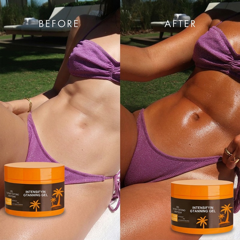 Advanced Tanning Gel – Deep Tan, Supreme Hydration, Non-Greasy. 50% OFF Get Yours!