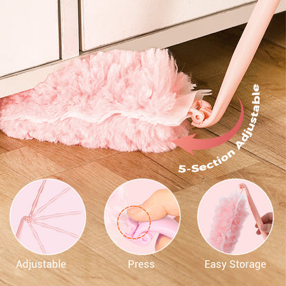 Folable & Washable Duster for Surface Cleaning