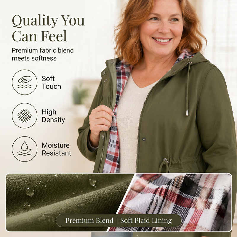 ⏰LAST DAY SALE 50% OFF✨Womens Chic. Lightweight. Waterproof Jacket 🍃🧥-Unleash Style and Durability in Any Storm!