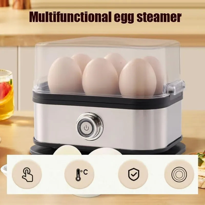 🍳Black Friday 50% OFF SALE💨 Multifunctional Egg Steamer with Clear Lid – Boil, Poach or Omelet✨