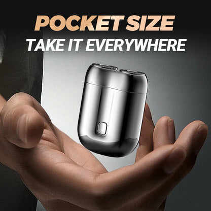 🎁Hot Sale🔋 Mini double-ended shaver! 0.1mm Knife Mesh 7500 rpm motor
