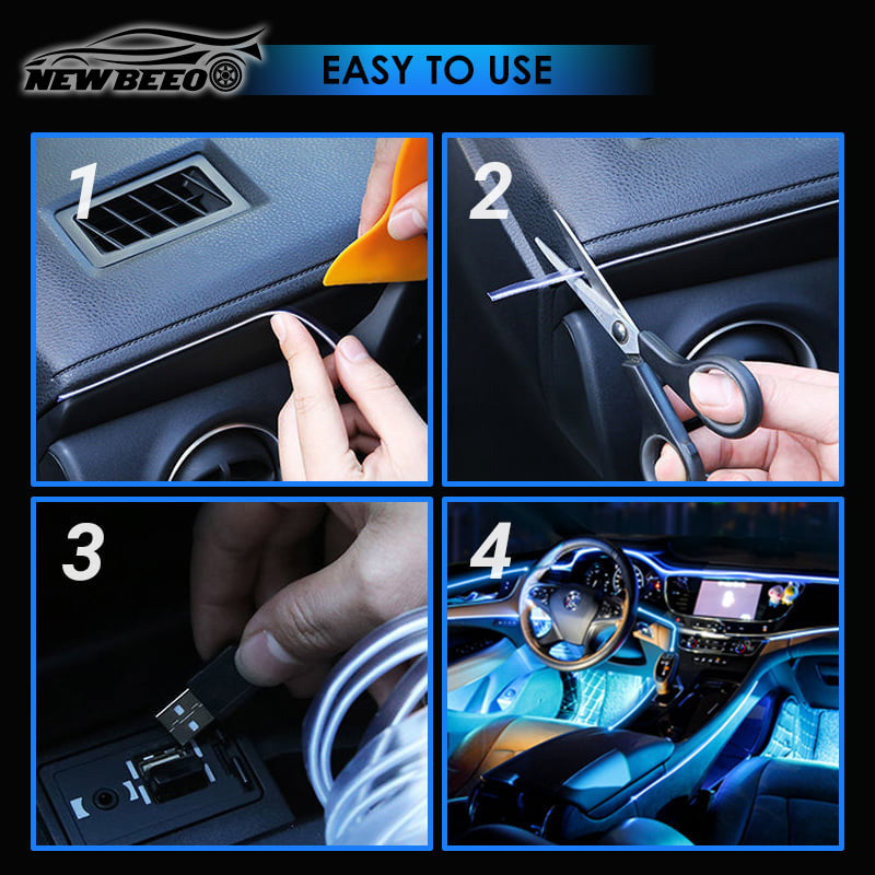 ⏳Limited-time 50% OFF💥 Car Interior LED Strip Atmosphere Lights Pro – Add a Custom Glow to Your Cabin, Easy to Fit & Great for Evening Drives 💡