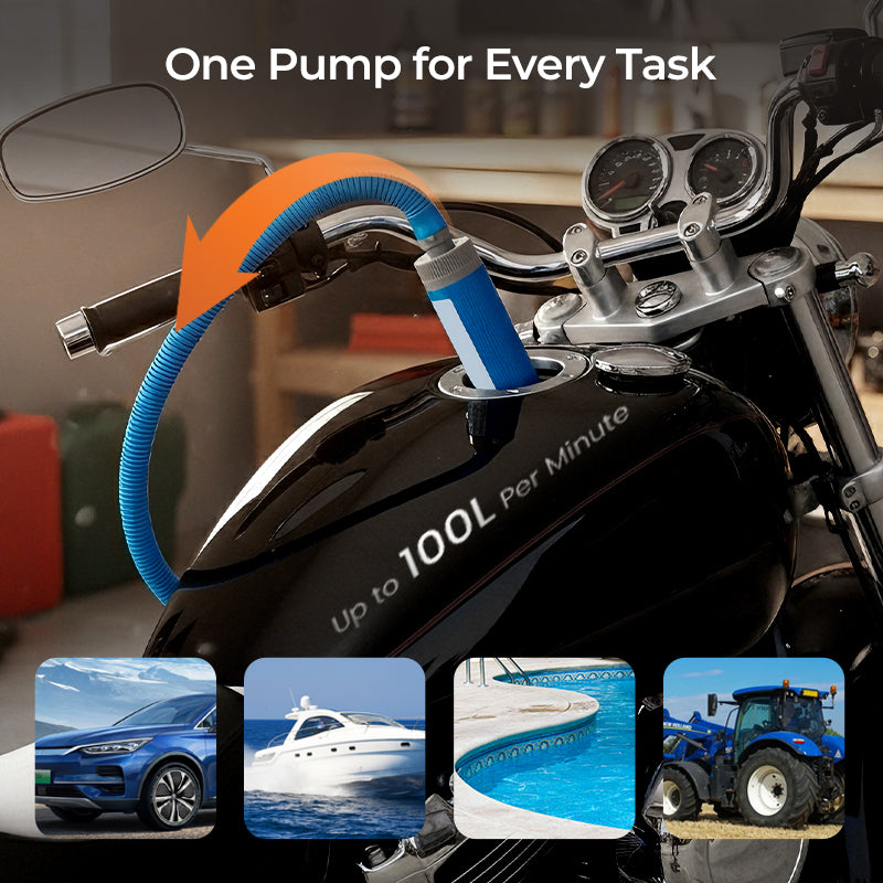 🖤High-Power Oil & Water Pump Set