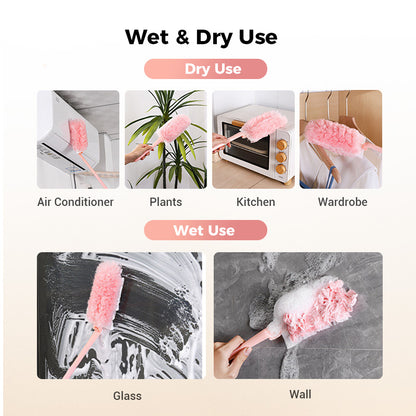 Folable & Washable Duster for Surface Cleaning