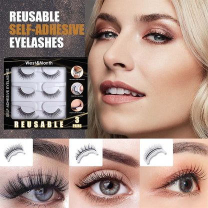 🎁Hot Sale 49% OFF⏳WATERPROOF SELF-ADHESIVE EYELASHES