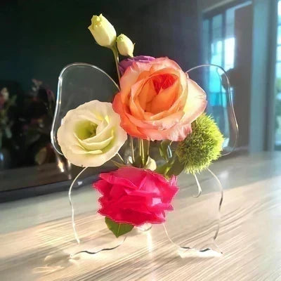 🦋 LIMITED-TIME 50% OFF! 💐 Transparent Butterfly Vase – Lightweight, Elegant, Gift-Ready ✨