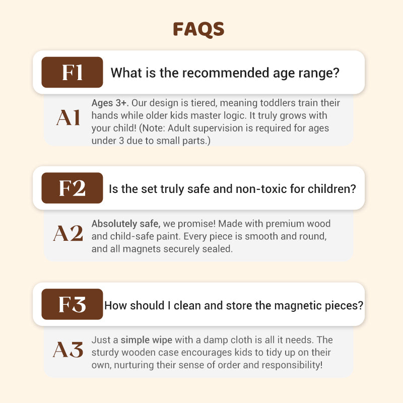 🔥Wooden Magnetic Pattern Block Puzzle Set🧩