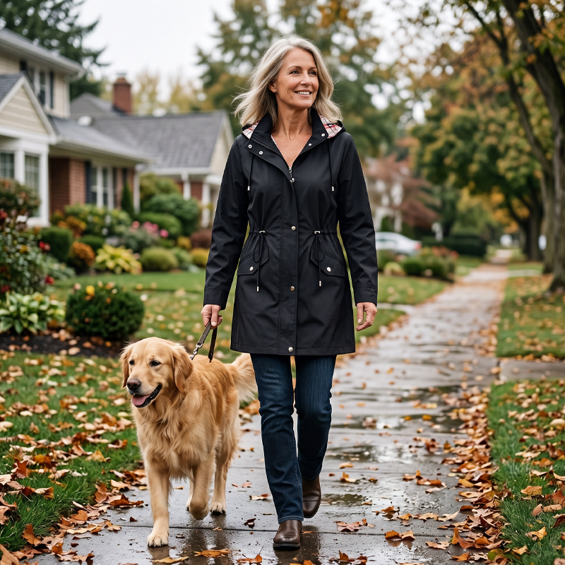 ⏰LAST DAY SALE 50% OFF✨Womens Chic. Lightweight. Waterproof Jacket 🍃🧥-Unleash Style and Durability in Any Storm!