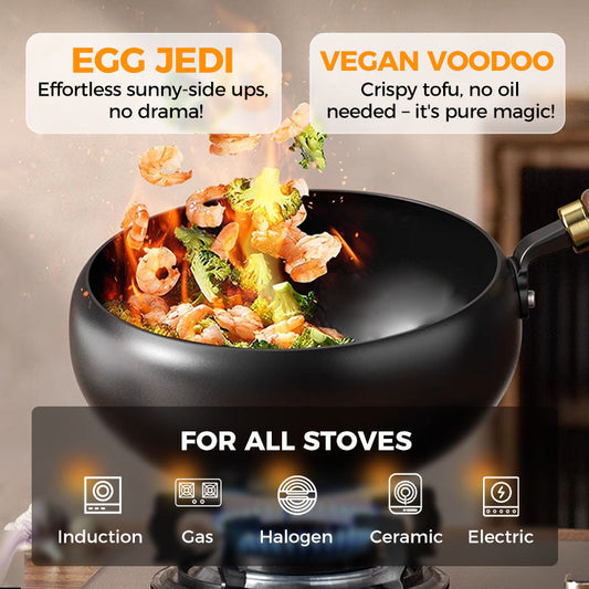 ⏳Limited-time 50% off⏰Uncoated Thick Iron Pot⏲️🥖