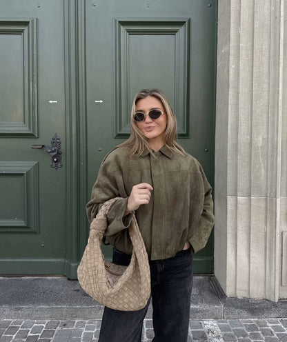 🔥 LAST DAY PROMOTION - 50%OFF 🔥 Trendy Autumn Military Short Jacket for Women