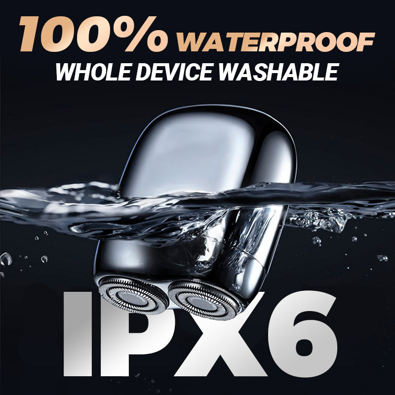 🎁Hot Sale🔋 Mini double-ended shaver! 0.1mm Knife Mesh 7500 rpm motor