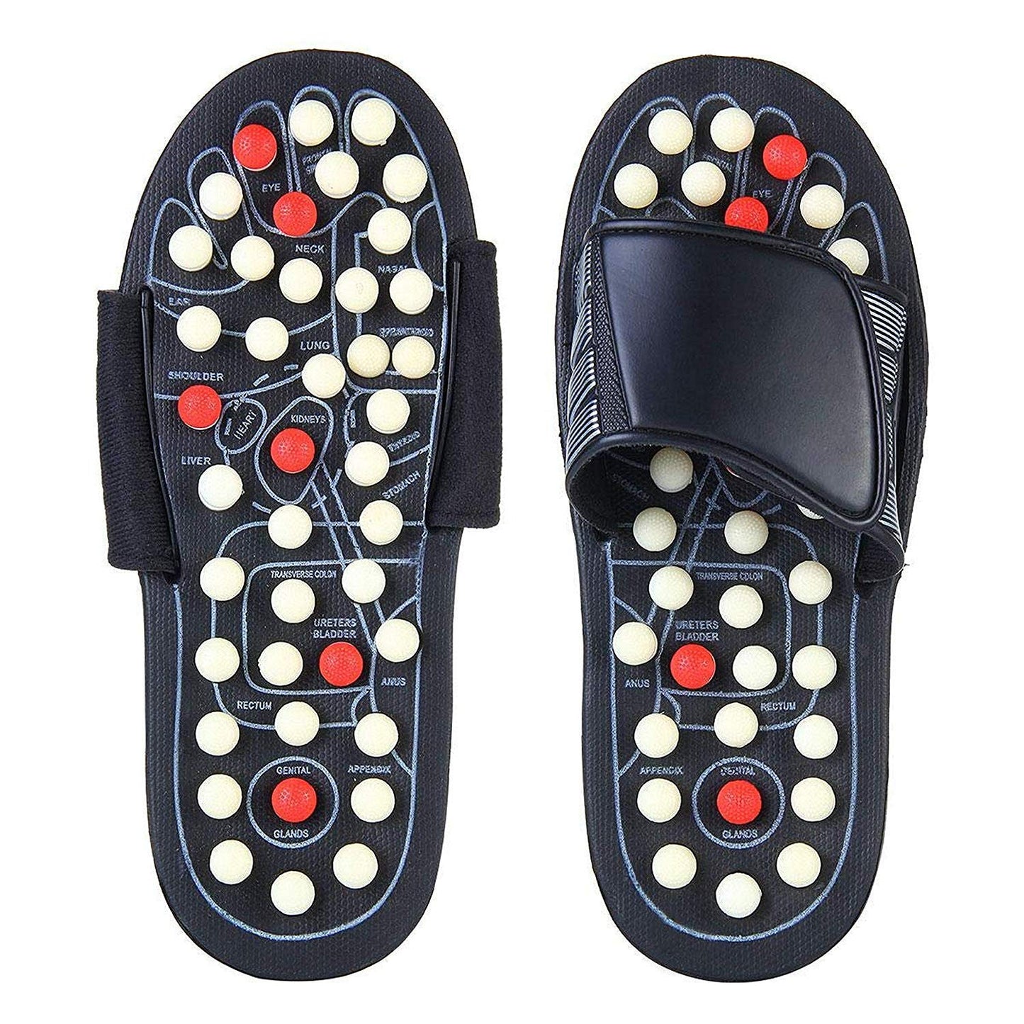 Stimulate the tibia to improve blood circulation🏃‍♀️Acupressure and Magnetic Therapy Slippers 🔥