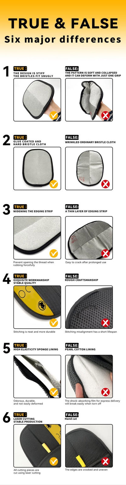 🔥Buy 2 Get 1 Free🔥✨ Pet Hair Remover Electrostatic Gloves