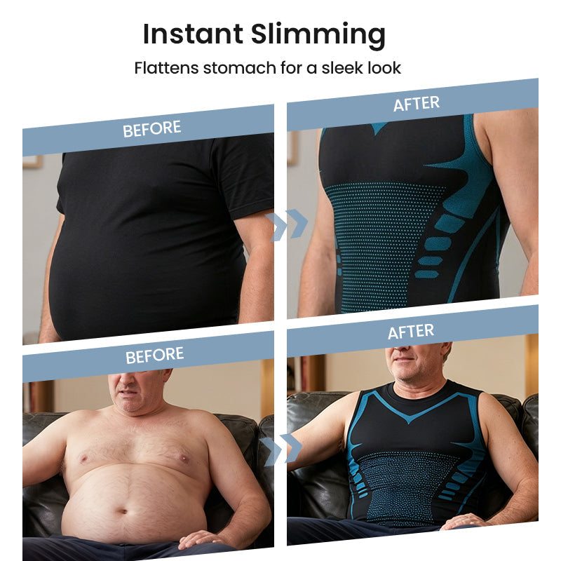 🥳2026 HOT SALE🥳💞50K+ SOLD!🛡️💎 50% OFF! Ionic Shaping Vest – Cooling compression, smooths belly & love handles. Invisible under shirts. Feel confident again! 💪✨
