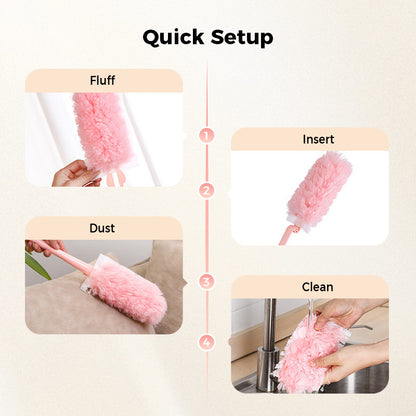 Folable & Washable Duster for Surface Cleaning