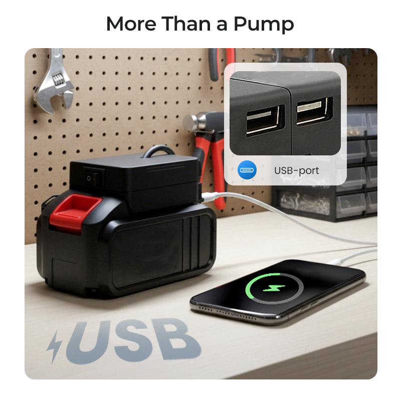 🖤High-Power Oil & Water Pump Set