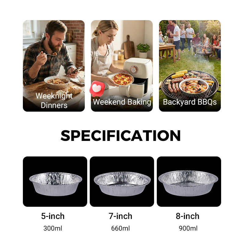 🍟Oil-Proof Aluminum Foil Tin Box