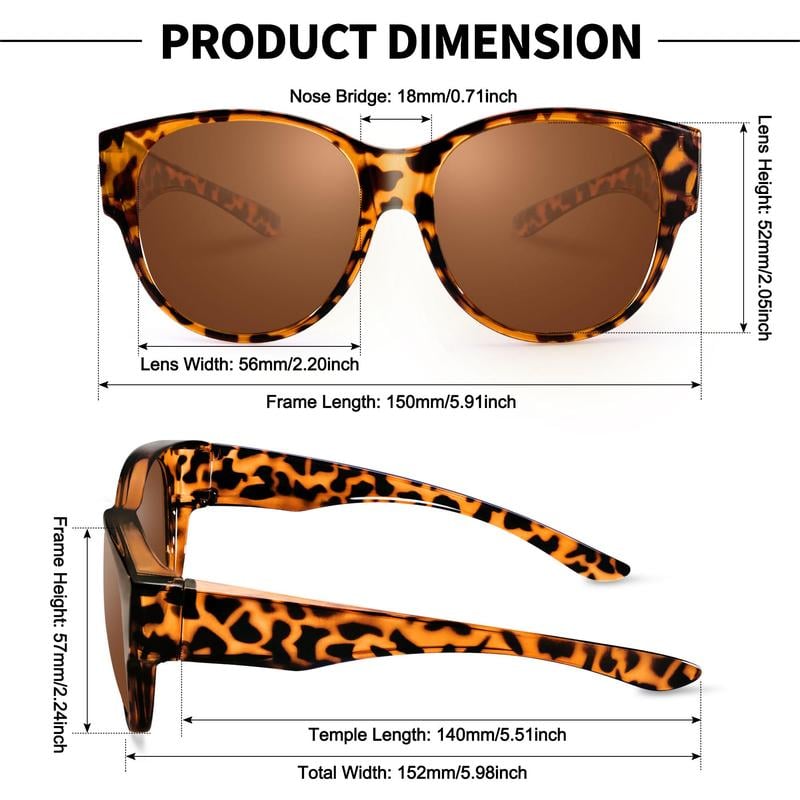 😎UV400 Protection Fit Over Glasses Sunglasses（Add 2/4 pcs to cart）