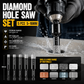 Diamond Drill Bits Set – 5-16mm Sizes, Hex Shank, Dry/Wet Use – Smooth Precision Holes
