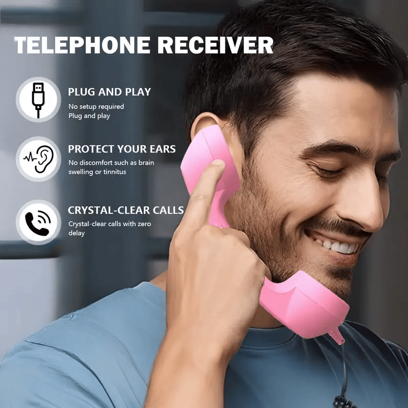 💥Christmas Sale 50% OFF📞Vintage Retro Telephone Handset ✨The most unique Christmas gift! Perfect for music lovers🎄