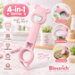 Multifunctional 4-in-1 Bottle Opener
