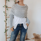 🥰HOT SALE🥰Women’s Knitted Cut-Out Shawl Poncho Wrap