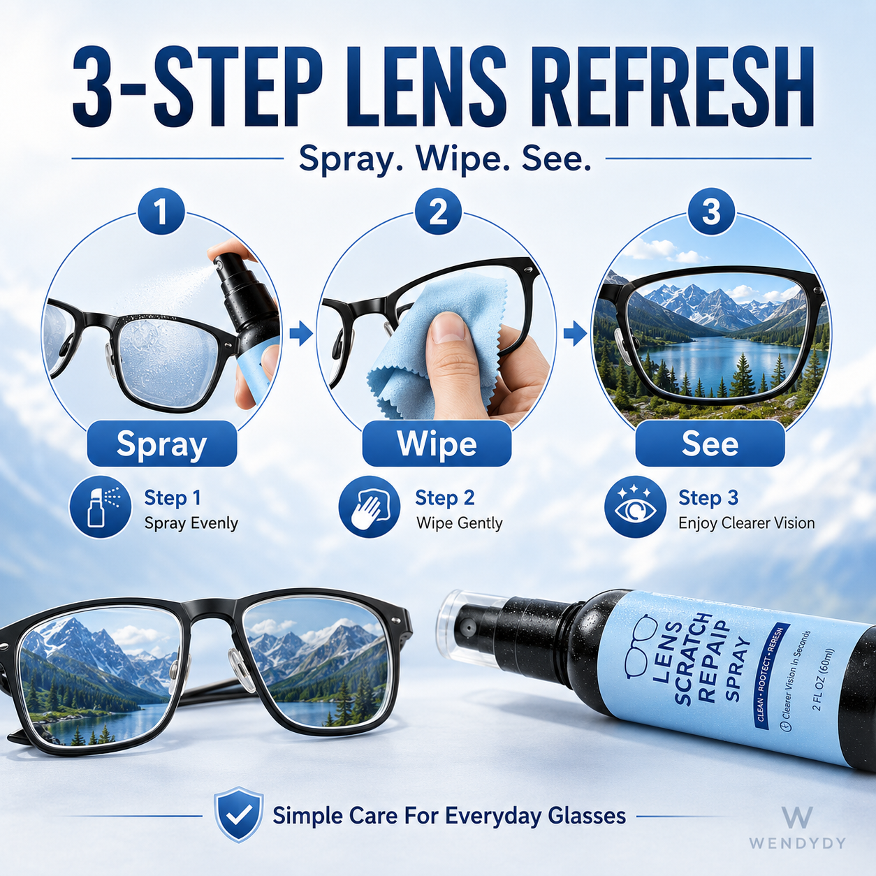 Lens Scratch Repair Spray