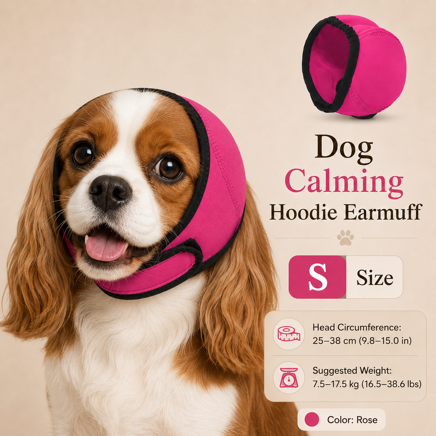 Rose dog calming hoodie product card