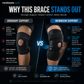 Breathable Adjustable Knee Support Brace