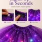 🎁LED Light Up Sequin Tutu Skirt Star Mesh Princess Skirt for Girls and Adults