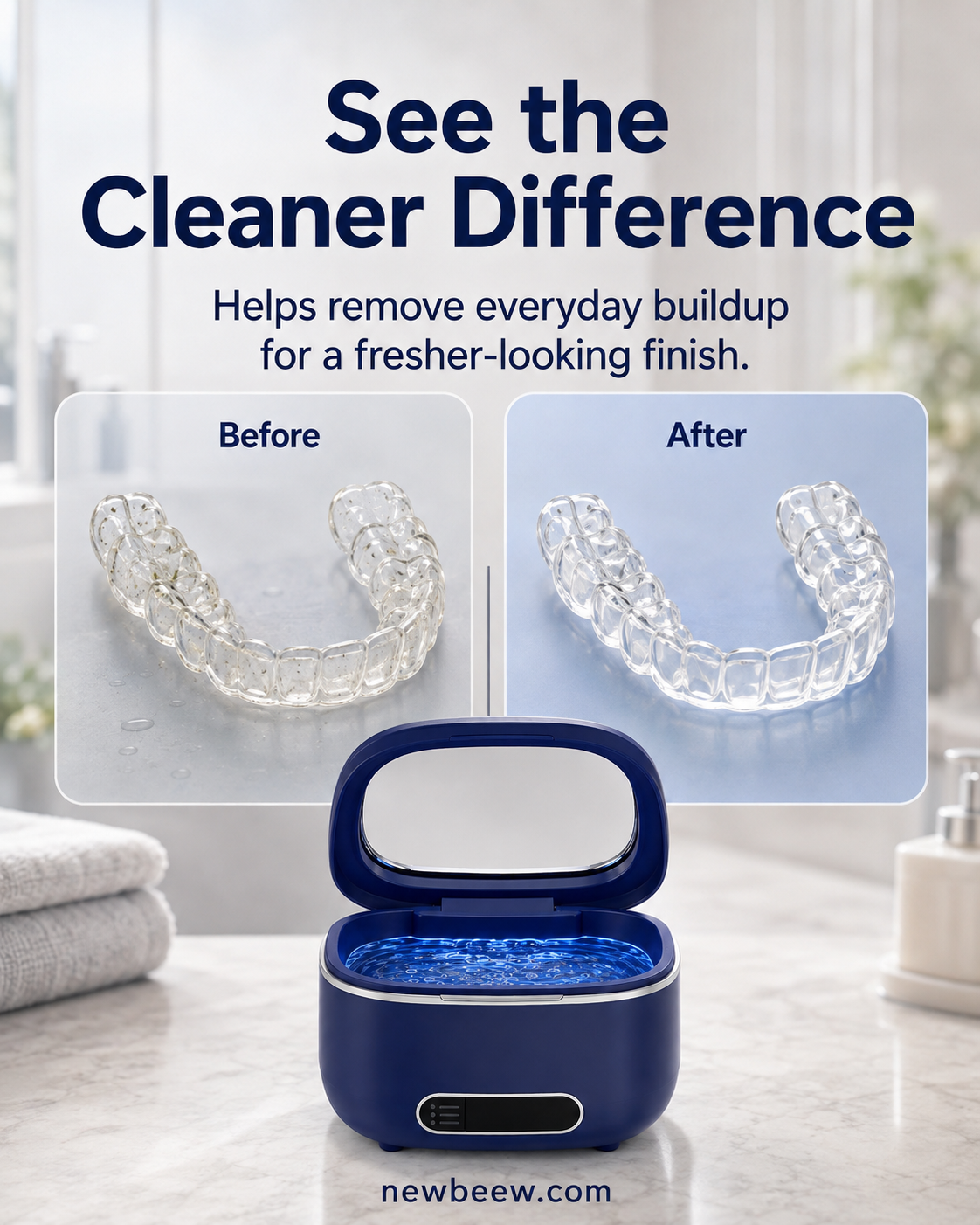 Multi-Functional Retainer and Braces Cleaning Machine