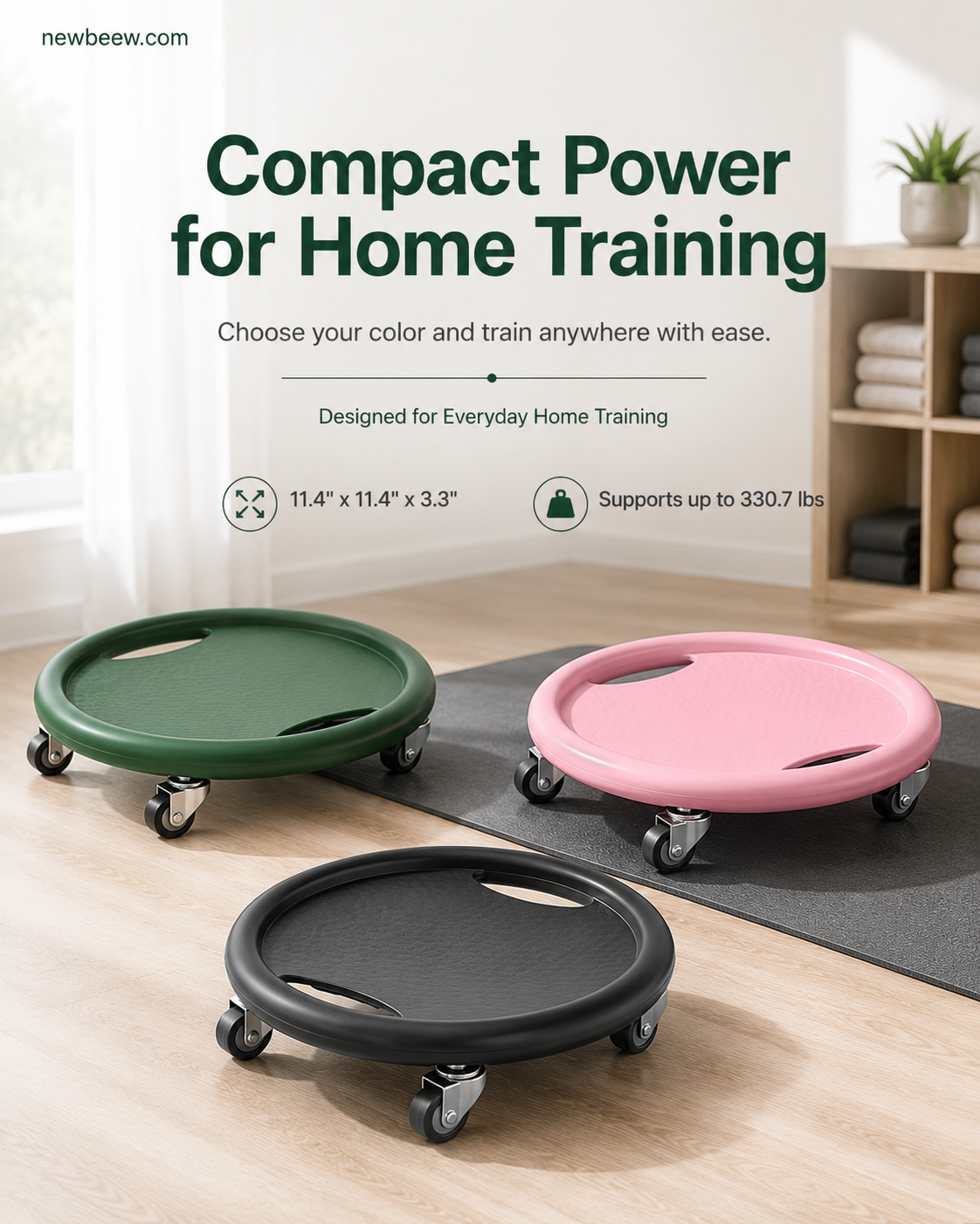 🎉 2026 Sale — Over 44,100 Sold!💪 Abdominal Roller Wheel Disc with Knee Mat – Fitness‑focused 🛠️