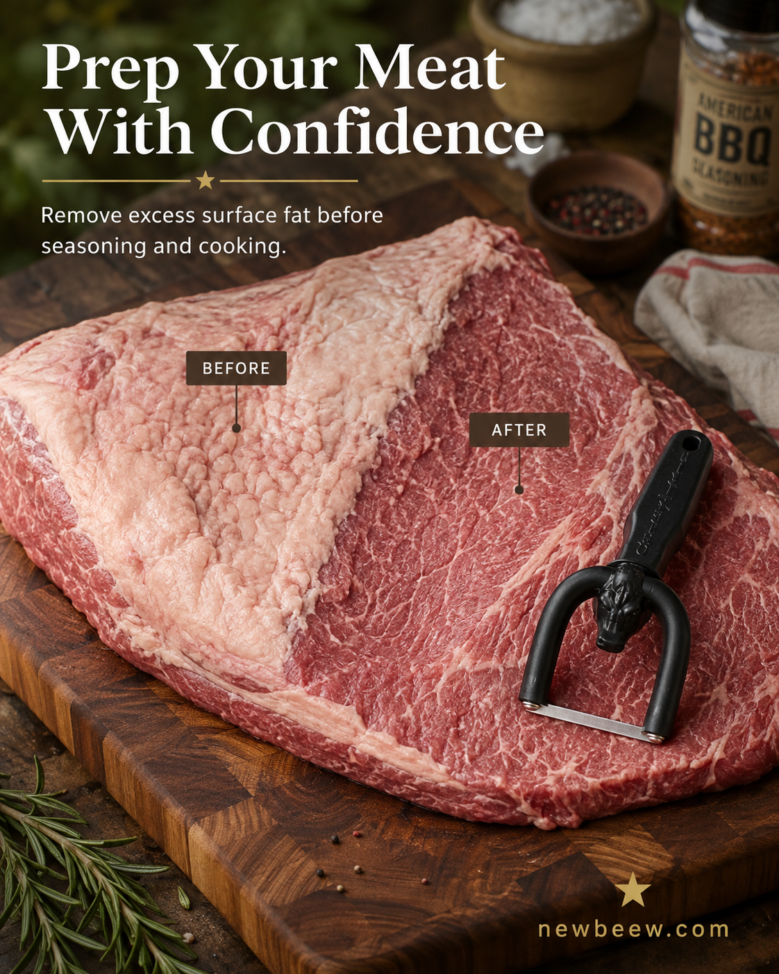 Handheld Fat Trimmer for Beef & Pork
