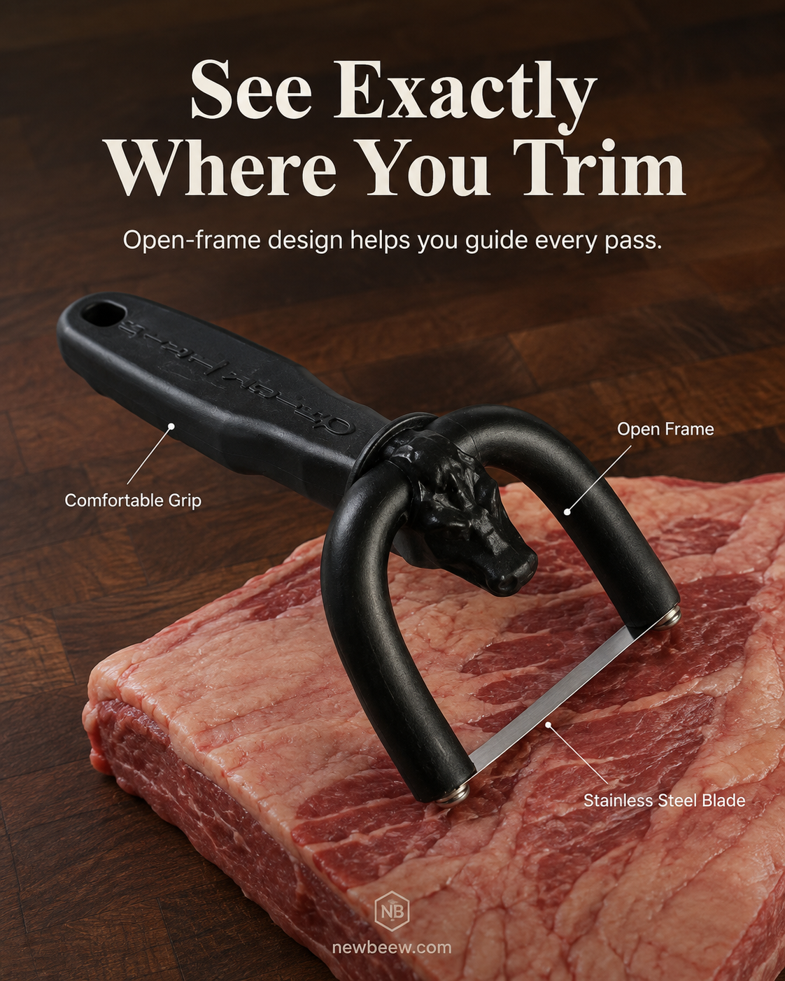Handheld Fat Trimmer for Beef & Pork