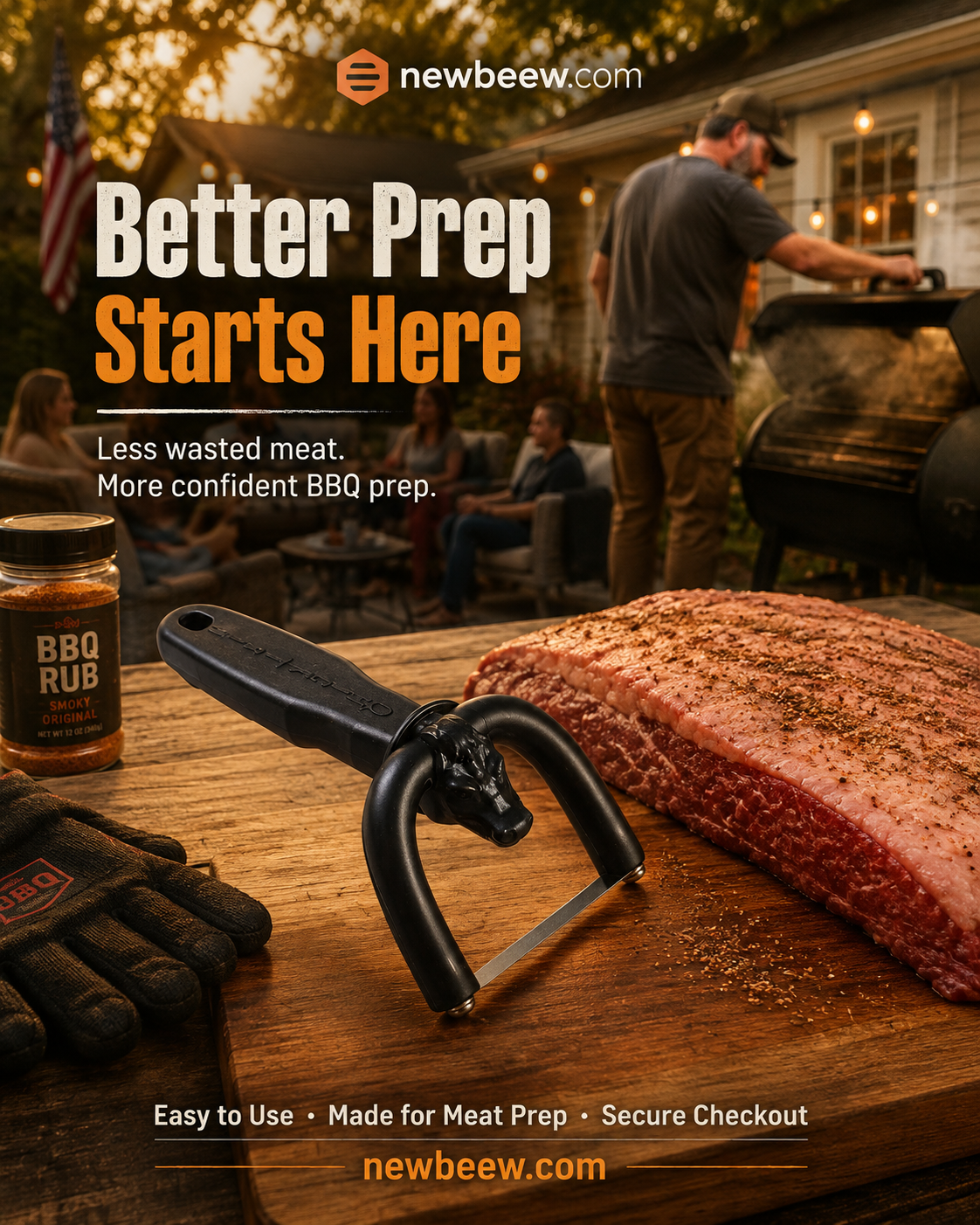 Handheld Fat Trimmer for Beef & Pork