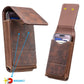 Belt Phone Holder with Magnetic Closure – Sturdy Smartphone Holster with Clip, Belt Loop & Card Slot