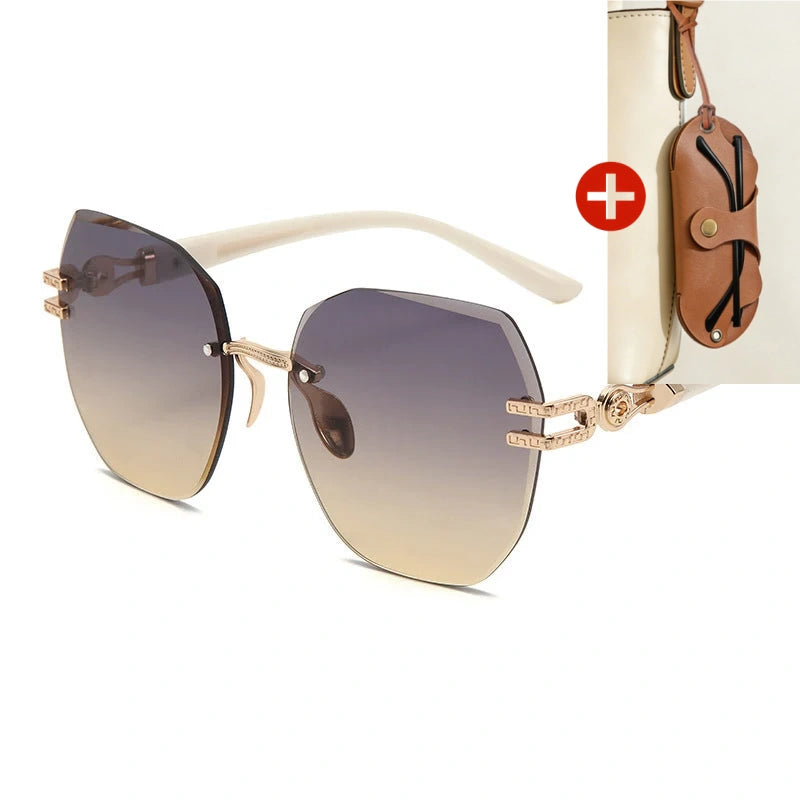 ⏳Time-Limited Special⏰Statement Rimless Sunglasses