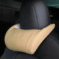 🚗 Ergonomic Memory Foam Car Headrest Pillow – Luxury PU Leather Neck Support Cushion