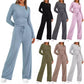 🔥LAST DAY 50% OFF👚2026 Women's Casual Wear Long-Sleeved Loose-Fit Trouser Set 💕