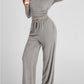 🔥LAST DAY 50% OFF👚2026 Women's Casual Wear Long-Sleeved Loose-Fit Trouser Set 💕