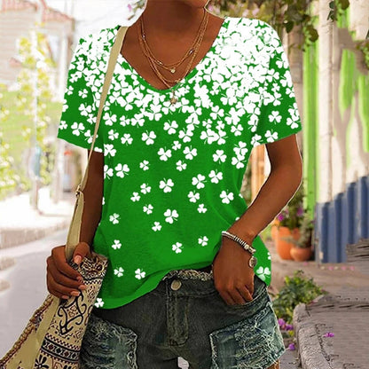 🎁Hot Sale 49% OFF⏳Women's St. Patrick's Day "Shenanigans Coordinator" Printed V-Neck Long Sleeve Top