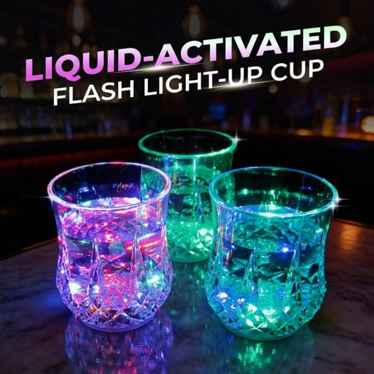 Liquid-Activated Flash Light-Up Cup