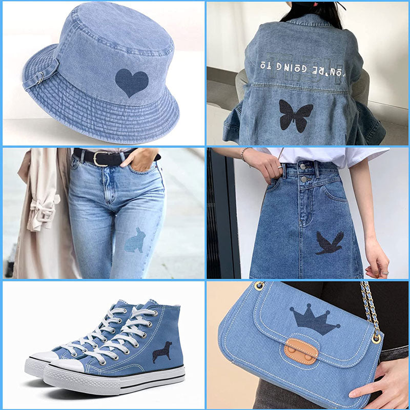 👖DIY Denim Patch Pathes🩳 - newbeew