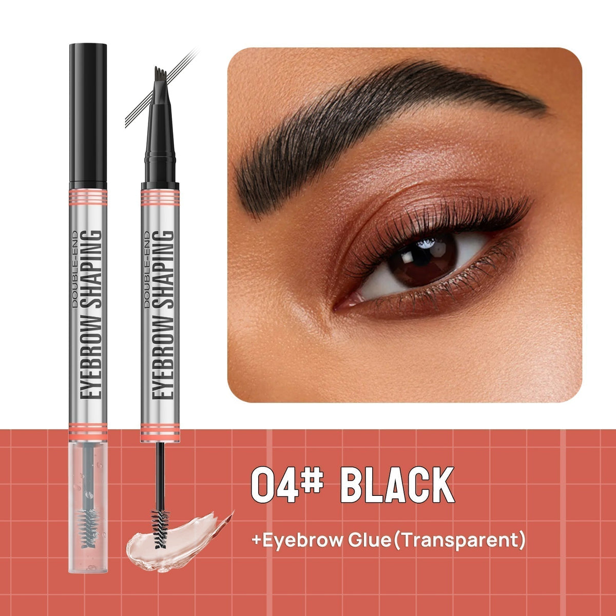 🔥2-in-1 Brow Pen and Sealing Brow Gel for Real Fuller Eyebrows🥳