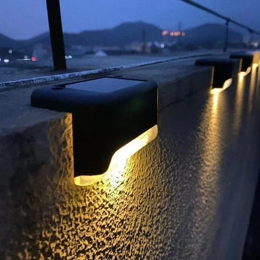 🎁Hot Sale 49% OFF⏳LED Solar Lamp Path Staircase Outdoor Waterproof Wall Light