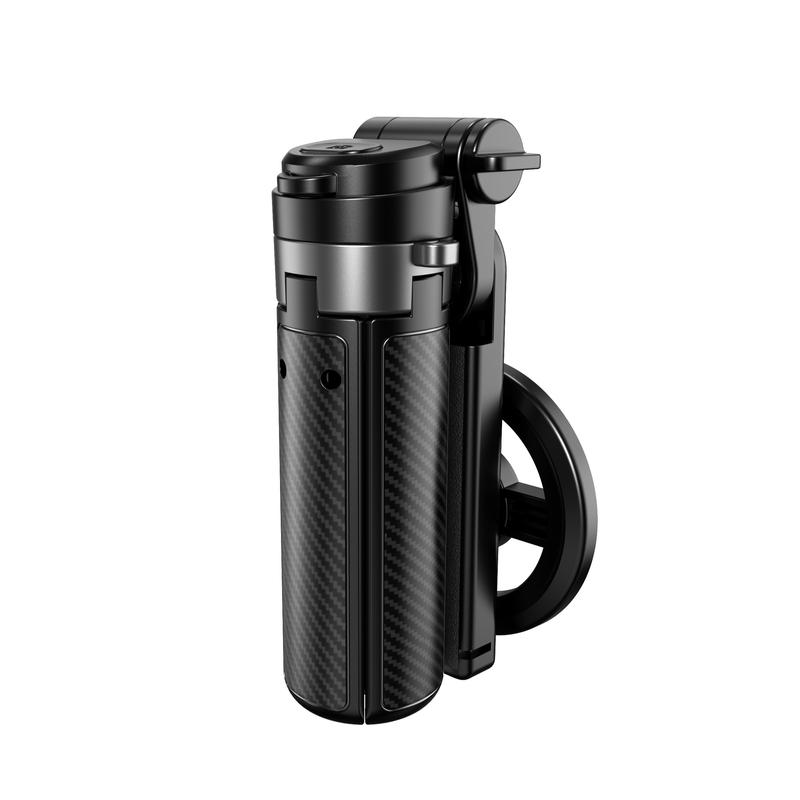 📸🔥2026 New magnetic & clamp 2-in-1 mini selfie stick with 360° Rotation Portable Anti-shake Wireless Bluetooth control magnetic phone stand for selfie Video recording Vlog Compatible with most phones