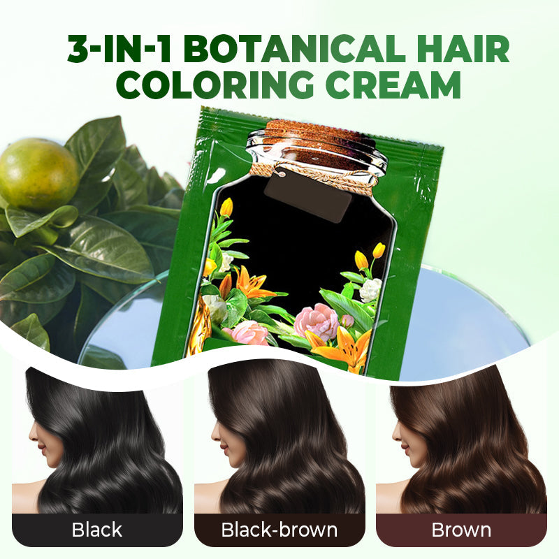 💖 3-In-1 Botanical Hair Coloring Cream