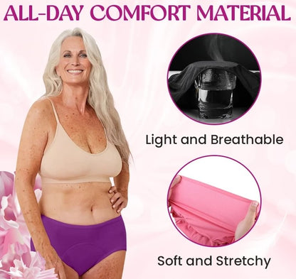 🌸Buy 1 Get 3 Packs🌸2024 Best Seller High Waist Leak proof panties